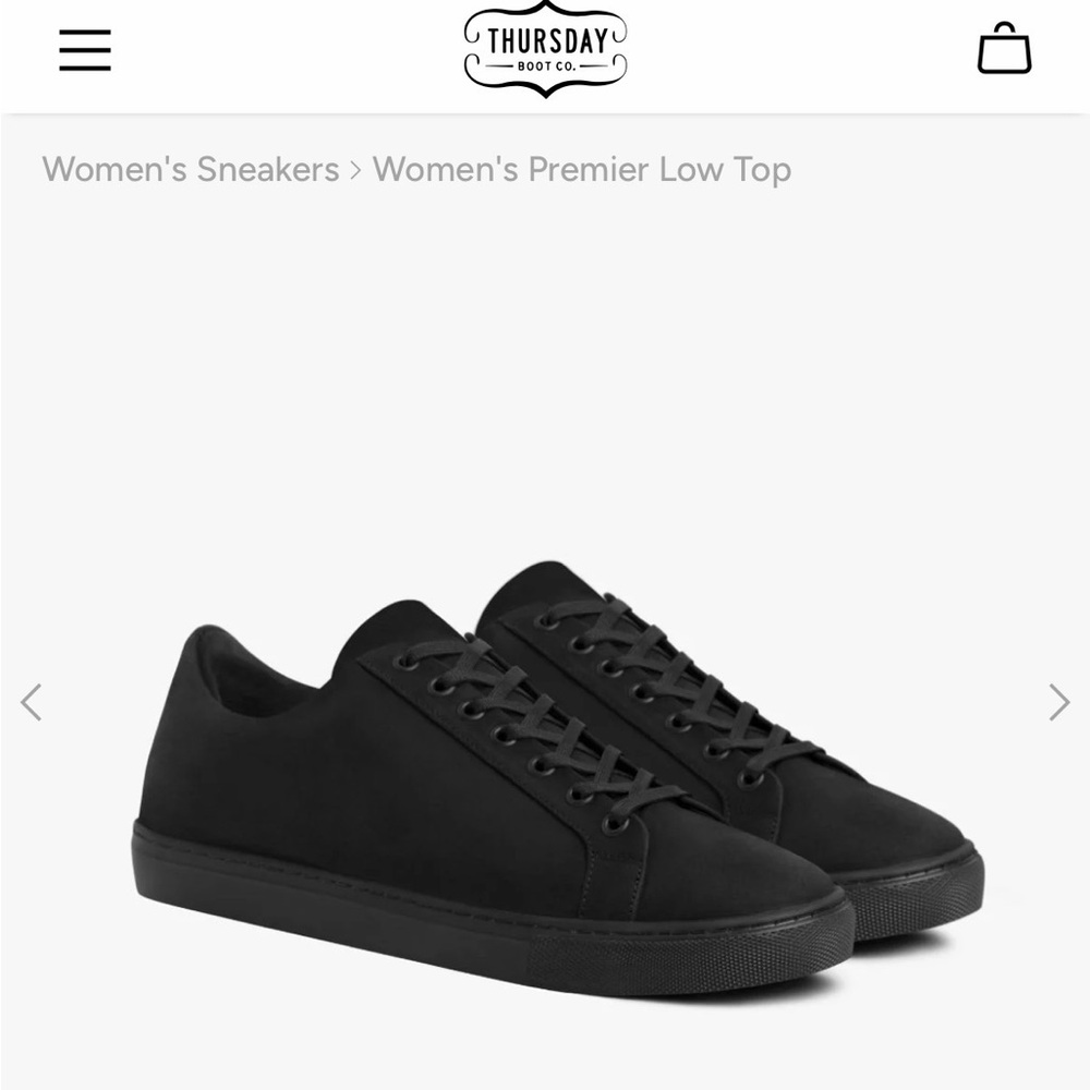 Thursday Boot Company Black Women's Sneakers